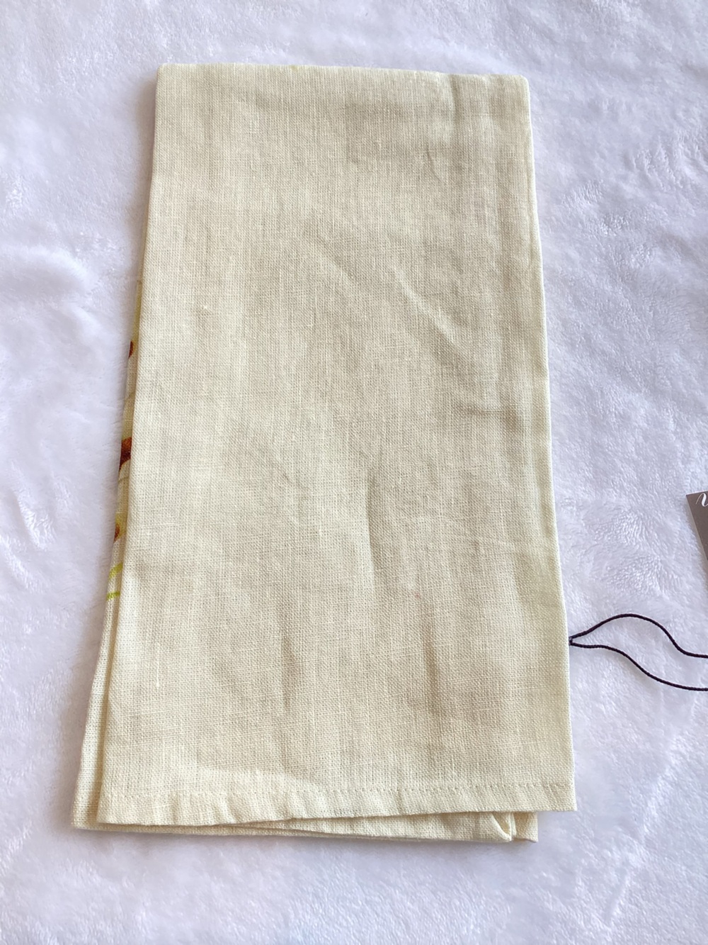 Anthropologie Terrain Linen Dish Towel New Yellow Baby Chick Spring Easter - Picture 5 of 9